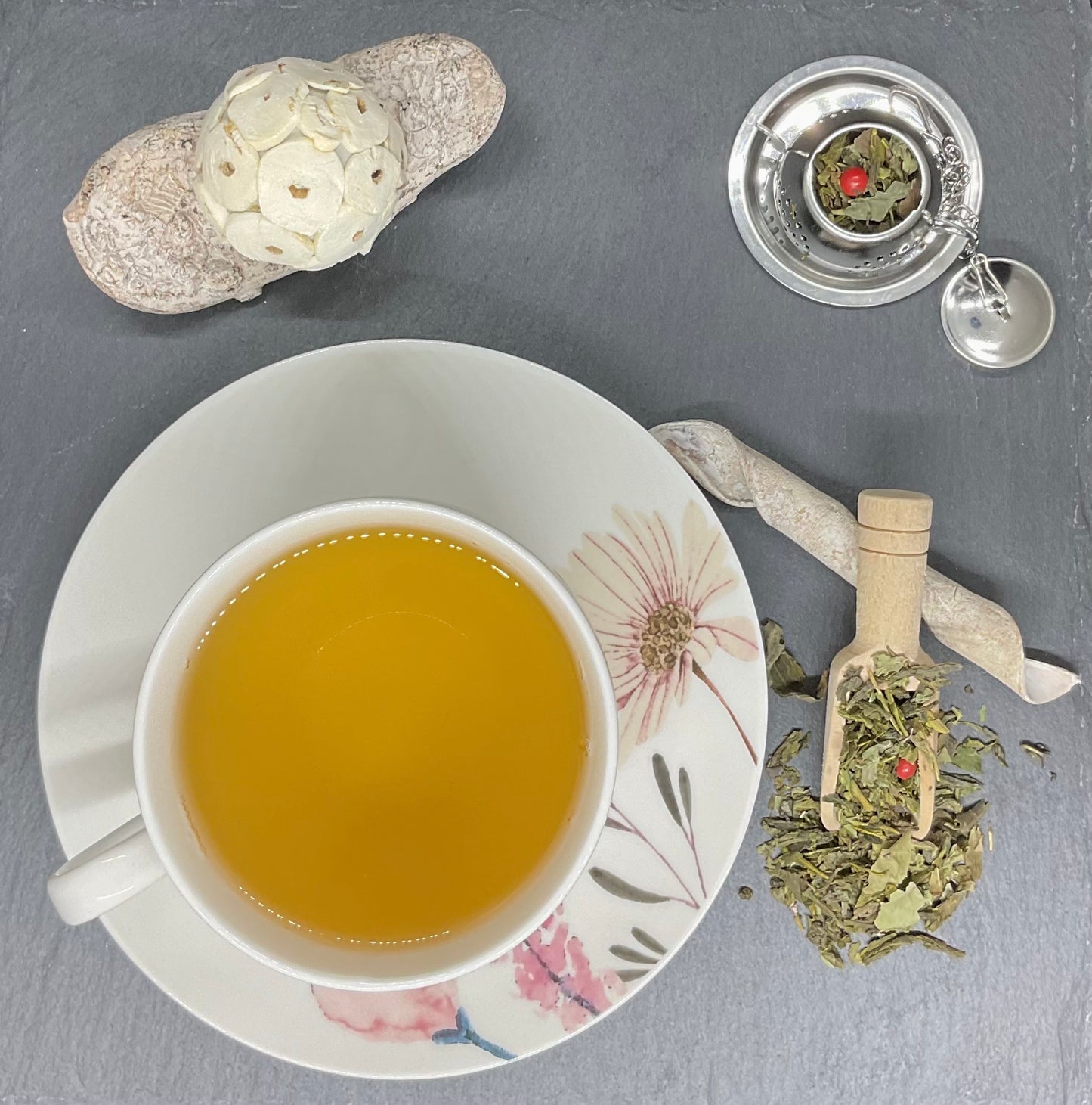 La rose rencontre la menthe