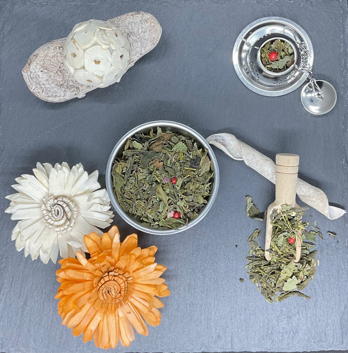 La rose rencontre la menthe